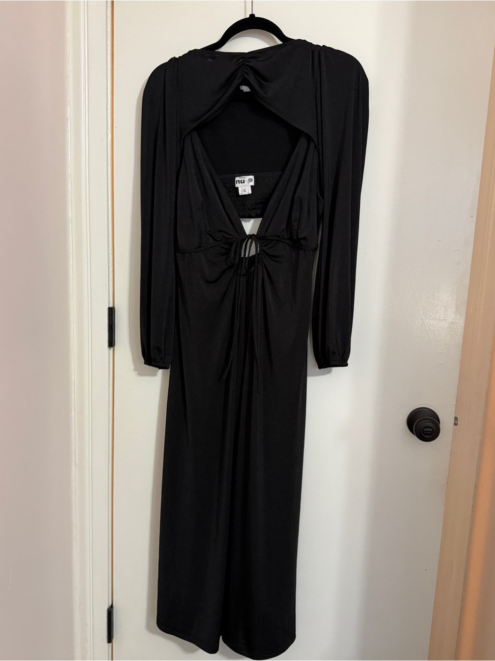 Find Me Now Whimsigoth Soft Grunge Bolero Key Hole Midi Dress